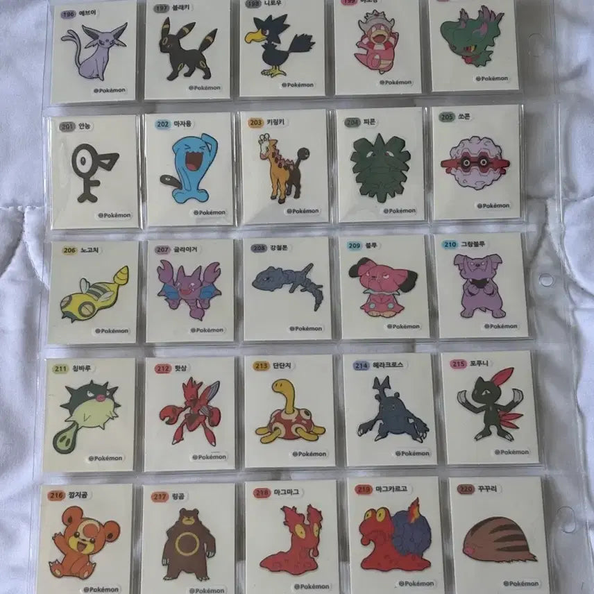 [SOLD OUT] [2세대 전종] 포켓몬스터 띠부띠부씰 2세대 3자리 116종 완성본