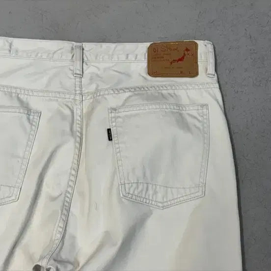 [BUNJANG] OrSlow Ecru Denim Pants / 오어슬로우 에크루 데님팬츠