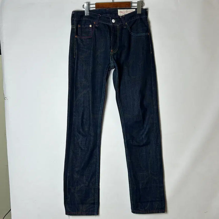 [BUNJANG] EVISU INSA Graffiti Full Print Denim Pants / [EVISU] 에비수 INSA 그래피티 풀프린트 데님팬츠