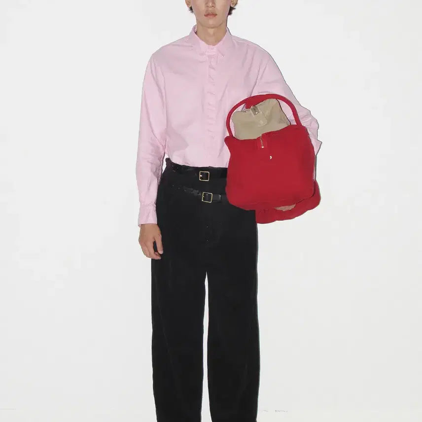 [BUNJANG] ee Double Waist Corduroy Pants Black L / ee / 더블 웨이스트 코듀로이 팬츠 / L