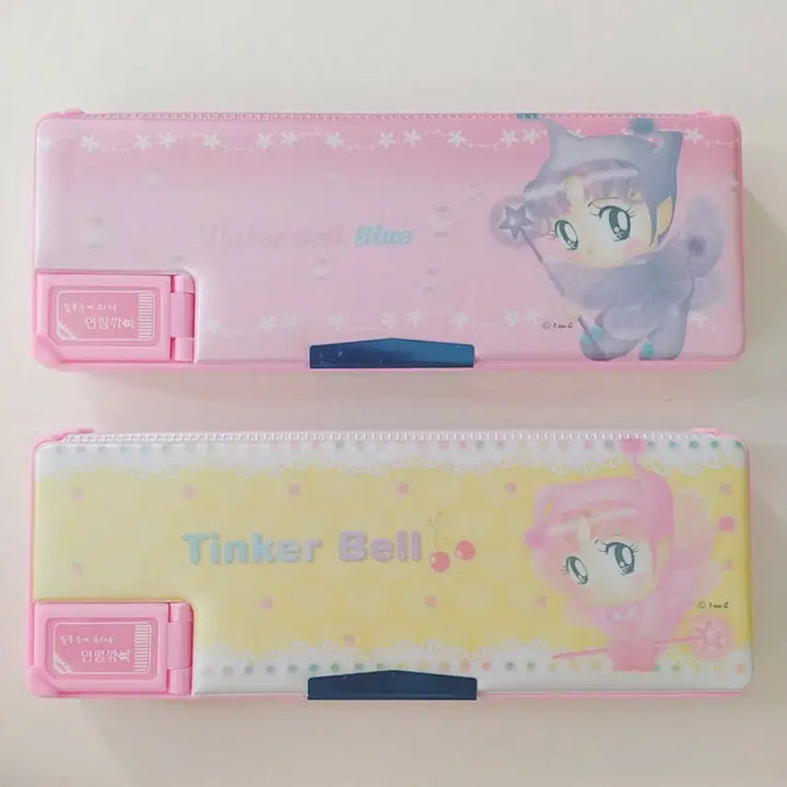 [BUNJANG] Tinkerbell Pencil Sharpener Magnetic Pencil Case Vintage Character Stationery / 팅커벨 연필깎이 자석필통 / 고전 문구 빈티지 캐릭터 팬시