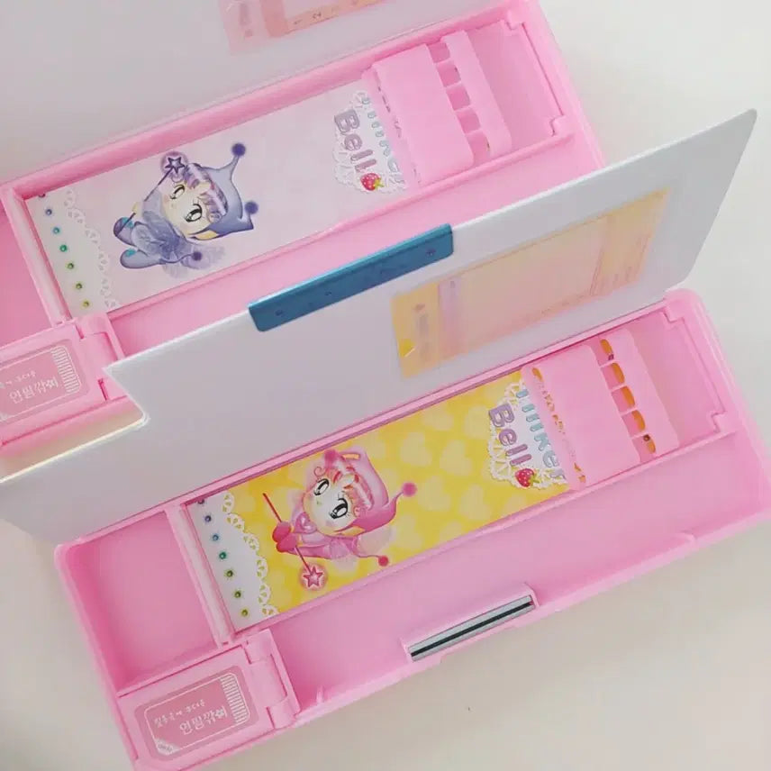 [BUNJANG] Tinkerbell Pencil Sharpener Magnetic Pencil Case Vintage Character Stationery / 팅커벨 연필깎이 자석필통 / 고전 문구 빈티지 캐릭터 팬시