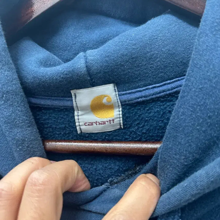 [BUNJANG] Carhartt Blue Hoodie Size 95 / [만원 아라비아빈티지]칼하트 블루 후드티 95