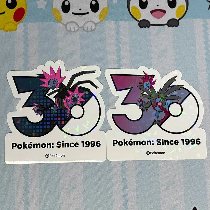 [BUNJANG] Pokemon 30th Anniversary Logo Sticker - Dragalge / [포켓몬 30주년 기념 로고 스티커]삼삼드래, 무쇠머리