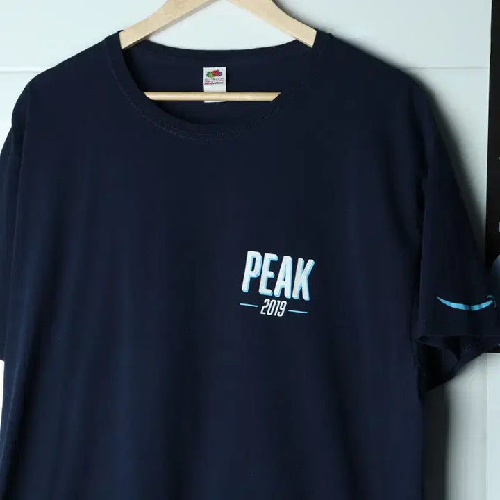 [BUNJANG] Fruit of the Loom Basic T-shirt Navy XL-3XL / (XL-3XL) 프룻오브더룸 반팔 티셔츠 네이비 USA-7566