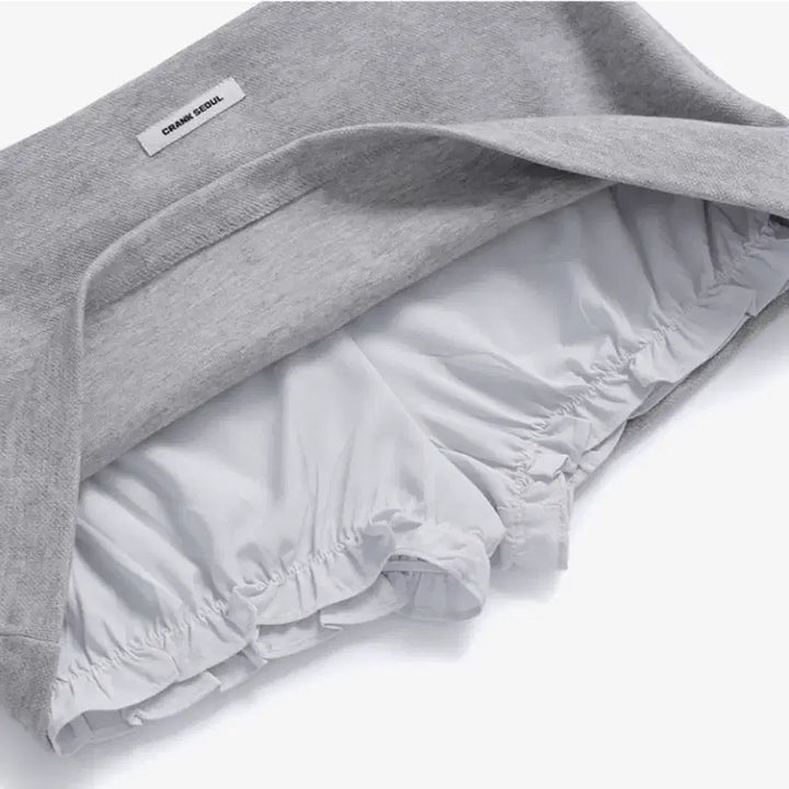 [BUNJANG] Crank PK Micro Skirt - Mélange Gray (M) / 크랭크 피케이 마이크로 스커트_멜란지 그레이 m