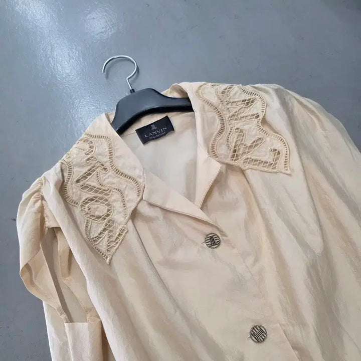 [BUNJANG] Lanvin Punching Lace Blouse / LANVIN 펀칭 레이스 블라우스