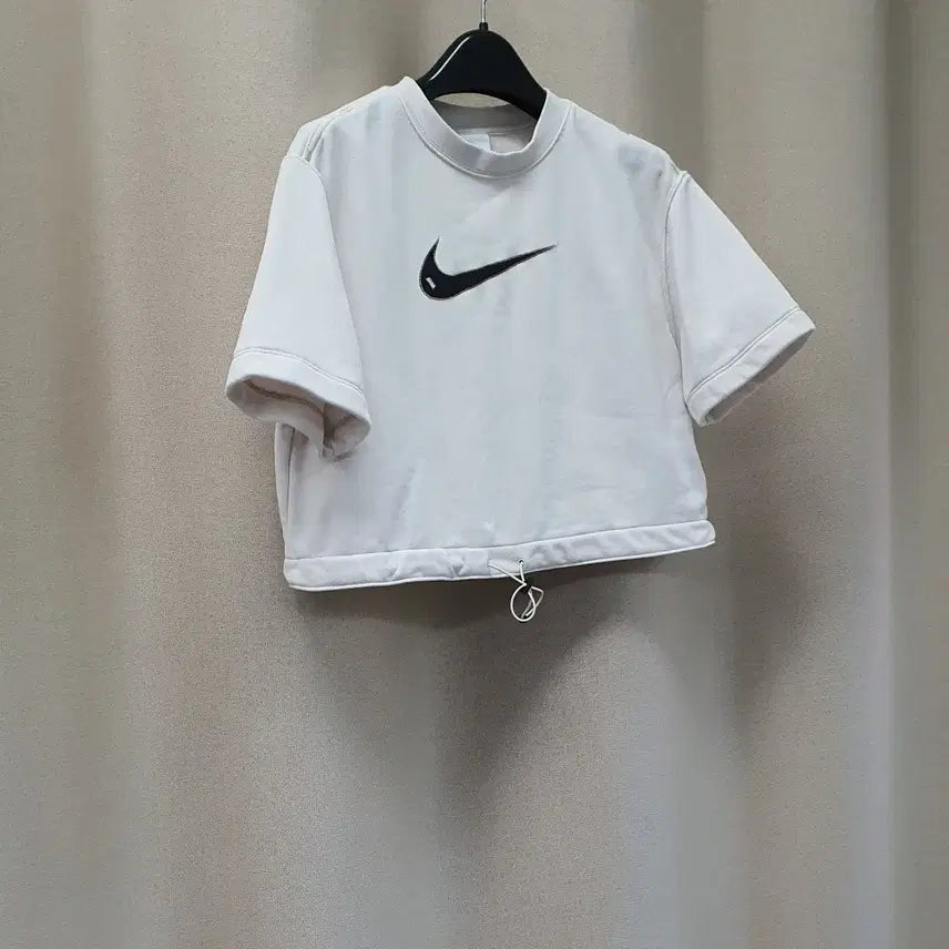 [BUNJANG] Nike Cotton Cropped T-Shirt / 나이키 반소재 크롭 면티