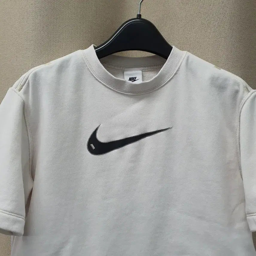 [BUNJANG] Nike Cotton Cropped T-Shirt / 나이키 반소재 크롭 면티