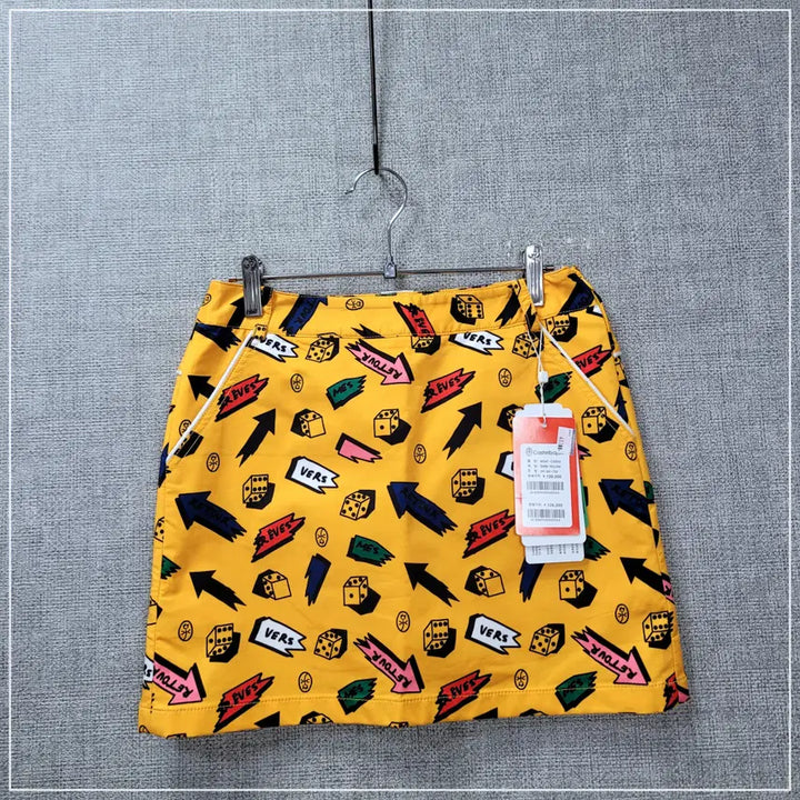 [BUNJANG] Castelbajac Yellow Printing Skirt Women&