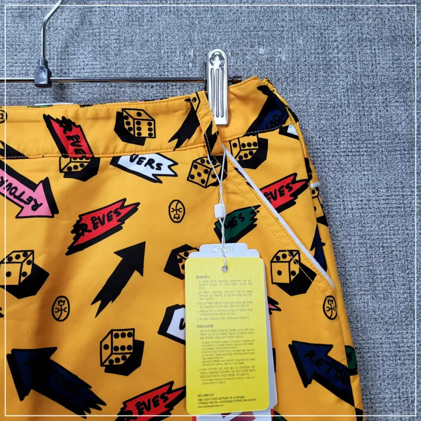 [BUNJANG] Castelbajac Yellow Printing Skirt Women&