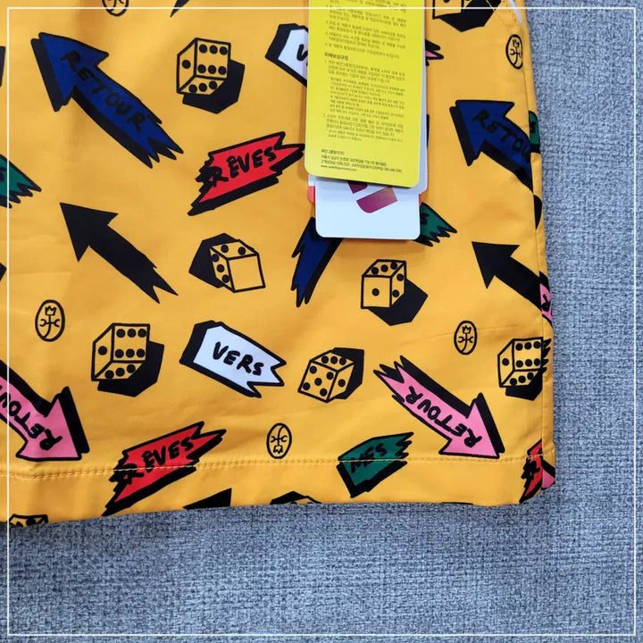 [BUNJANG] Castelbajac Yellow Printing Skirt Women&