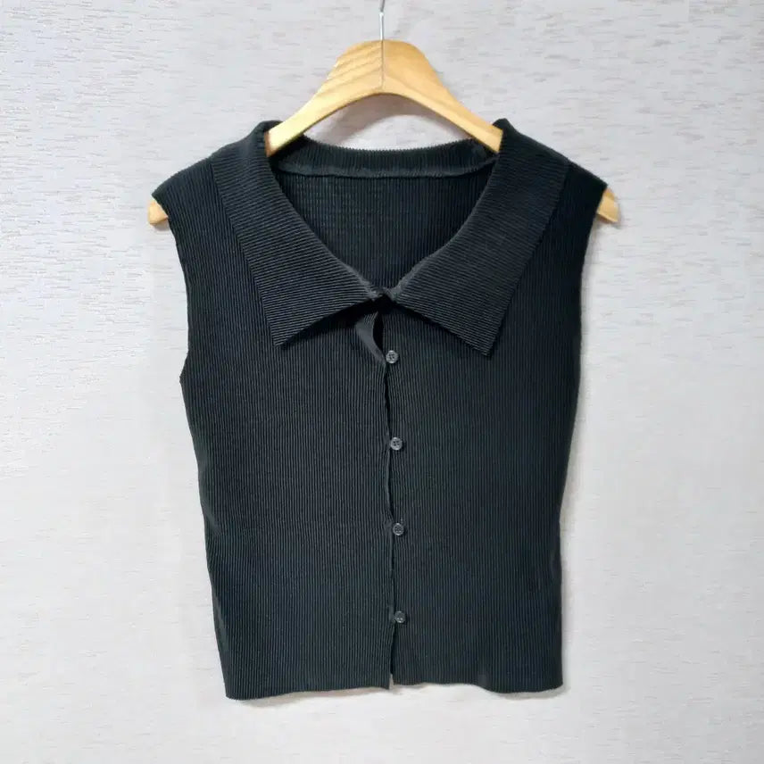 [BUNJANG] Black Pleated Blouse and Long Skirt Set / B5-7/블랙 플리츠 블라우스 롱스커트 세트 여성
