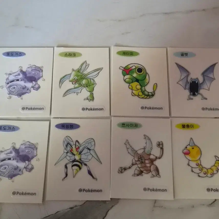 [BUNJANG] Pokemon 30th Anniversary Art Tteokbokki Sticker / 포켓몬 30주년 아트 띠부씰  신상 띠부씰 개당 5000원