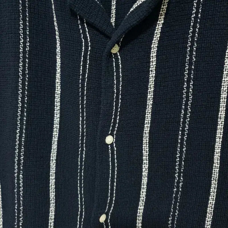 [BUNJANG] Zara Man Striped Short Sleeve Knit Shirt L / 자라 맨 스트라이프 반팔 니트 셔츠 L_S2026