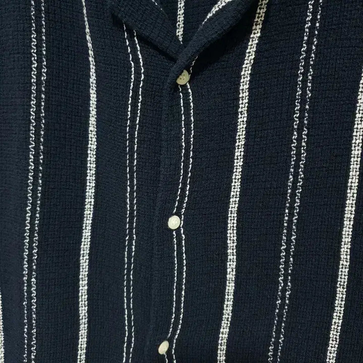 [BUNJANG] Zara Man Striped Short Sleeve Knit Shirt L / 자라 맨 스트라이프 반팔 니트 셔츠 L_S2026