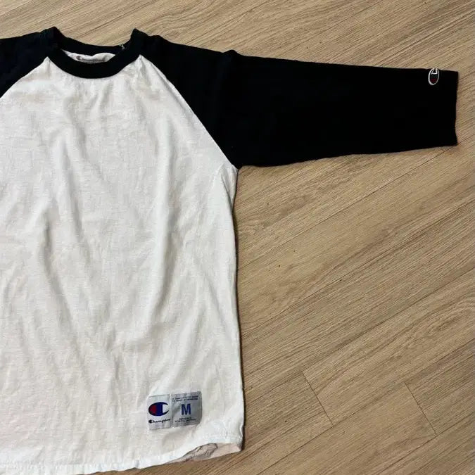 [BUNJANG] Champion 7-Sleeve T-Shirt / 챔피온 7부 티셔츠
