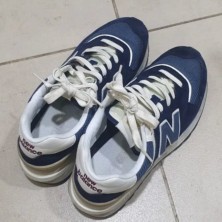 [BUNJANG] New Balance 574 Legacy Navy Sneakers (240) / 뉴발란스 574 레거시 네이비 240
