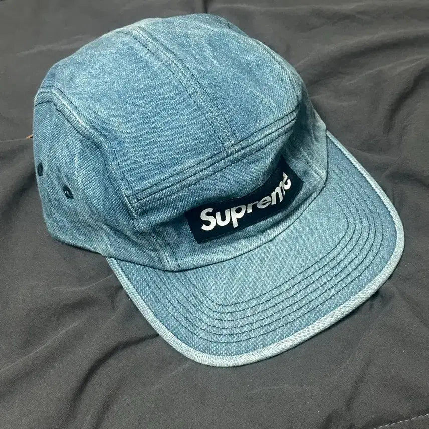 [BUNJANG] Supreme Washed Chino Twill Camp Cap 23FW / 슈프림 워시드 치노 트윌 캠프캡 23FW