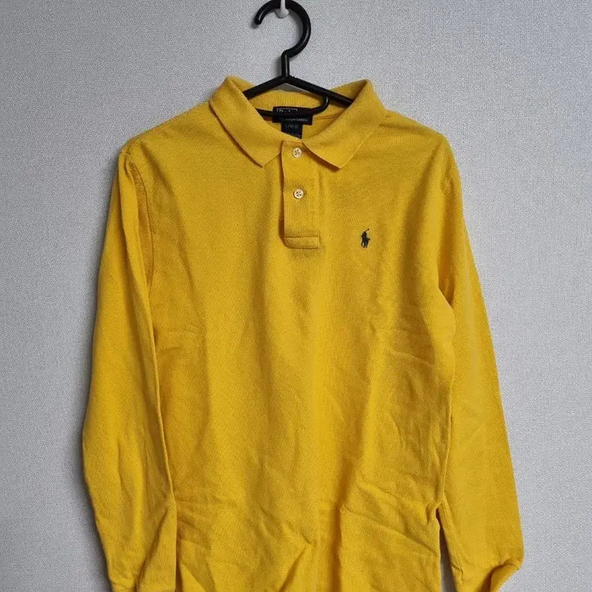 [BUNJANG] Polo Ralph Lauren Yellow Long Sleeve Polo Shirt / 폴로 랄프로렌 옐로우 긴팔 카라티