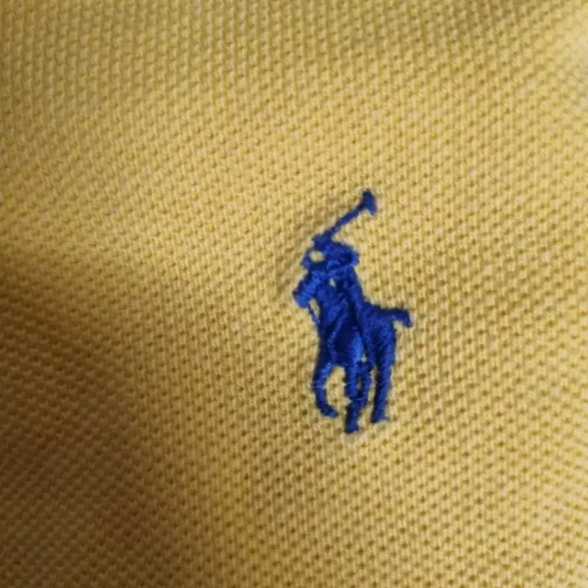 [BUNJANG] Polo Ralph Lauren Yellow Long Sleeve Polo Shirt / 폴로 랄프로렌 옐로우 긴팔 카라티