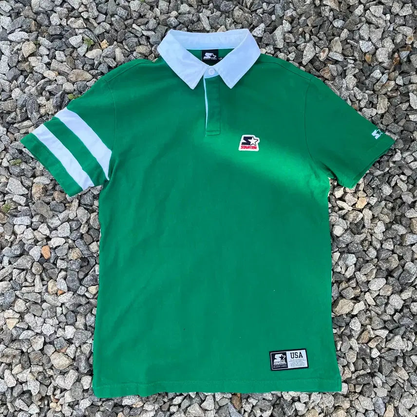 [BUNJANG] Starter Rugby Polo Shirt / 스타터 럭비 폴로셔츠 !(실측확인)