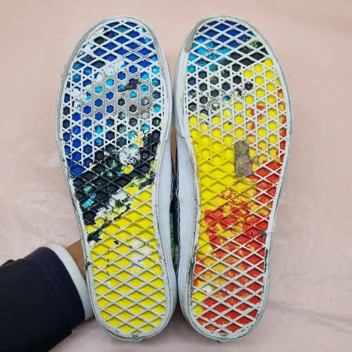 [BUNJANG] Vans x Crayola Authentic Sneakers (260mm) / 반스x크레욜라 어센틱 스니커즈 260