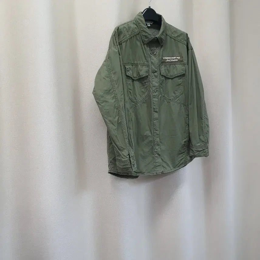 [BUNJANG] Thursday Island Woolston Oversized Shirt Jacket / 써스데이아일랜드 워스턴 오버핏 셔츠 자켓