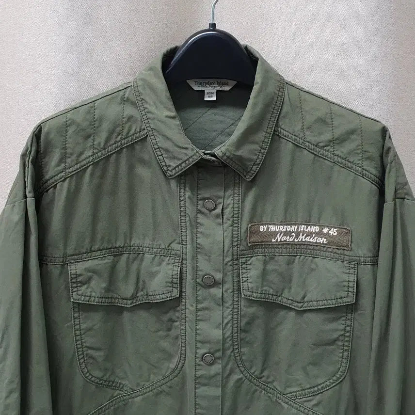 [BUNJANG] Thursday Island Woolston Oversized Shirt Jacket / 써스데이아일랜드 워스턴 오버핏 셔츠 자켓