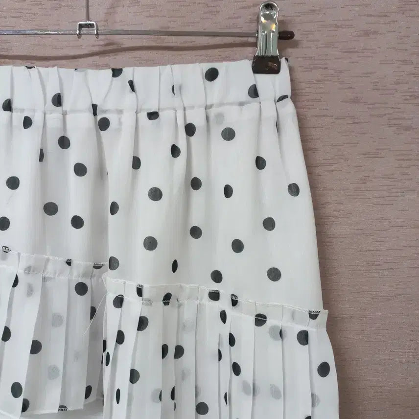 [BUNJANG] ROMISTORY White Patterned Frill Long Skirt / B5-7/ROMISTORY 화이트 패턴 프릴 롱스커트 여성