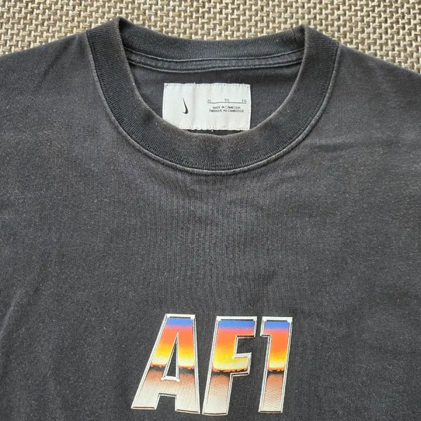 [BUNJANG] Nike NRG AF1 Sweatshirt XL Black / 나이키 NRG AF1 스웻