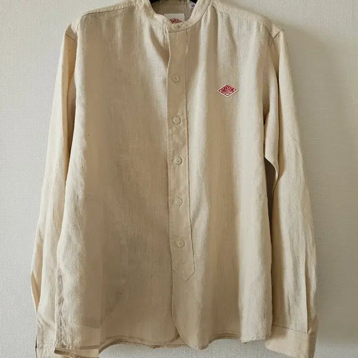 [BUNJANG] DANTON Linen Round Neck Shirt / 단톤 린넨 라운드넥 셔츠