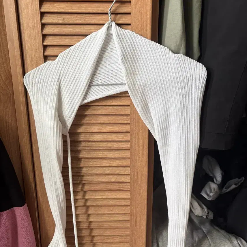 [BUNJANG] Three Times Rib Bolero White / 쓰리타임즈 릿볼레로 화이트