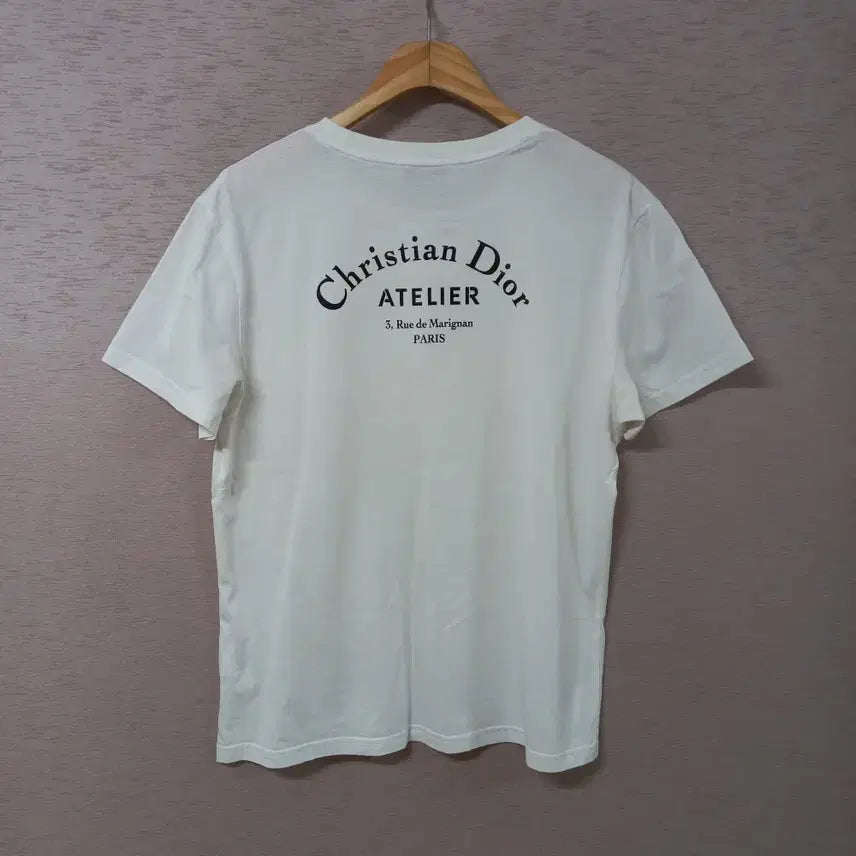 [BUNJANG] White Print T-Shirt / B5-7/화이트 프린트 티셔츠