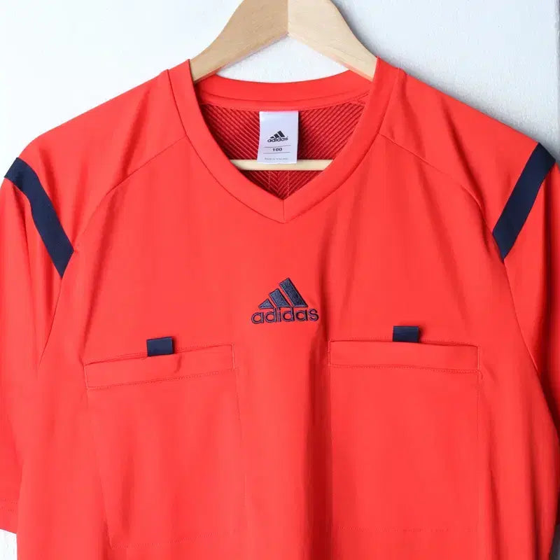 [BUNJANG] Adidas Short Sleeve T-Shirt Soccer Futsal Functional Red / (L-XL) 아디다스 반팔 티셔츠 축구 풋살 기능성 레드-757E