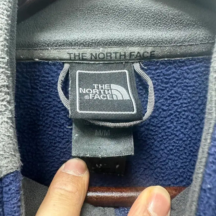 [BUNJANG] The North Face Navy/Gray Fleece Jacket 95 / [만원 아라비아빈티지]노스페이스 네이비/회색 플리스 자켓 95