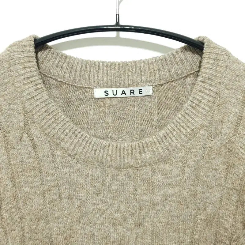 [BUNJANG] Suaree Roundneck Cable Knit L / 수아레 라운드넥 케이블 니트 L_M1522