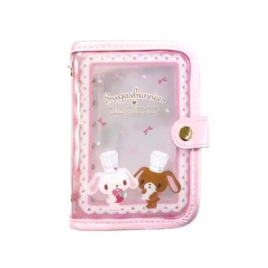 [BUNJANG] Spins Sugar Bunnies Diary Seal Binder - Pink / 스핀즈 슈가바니즈 다이어리 씰 바인더 - 핑크