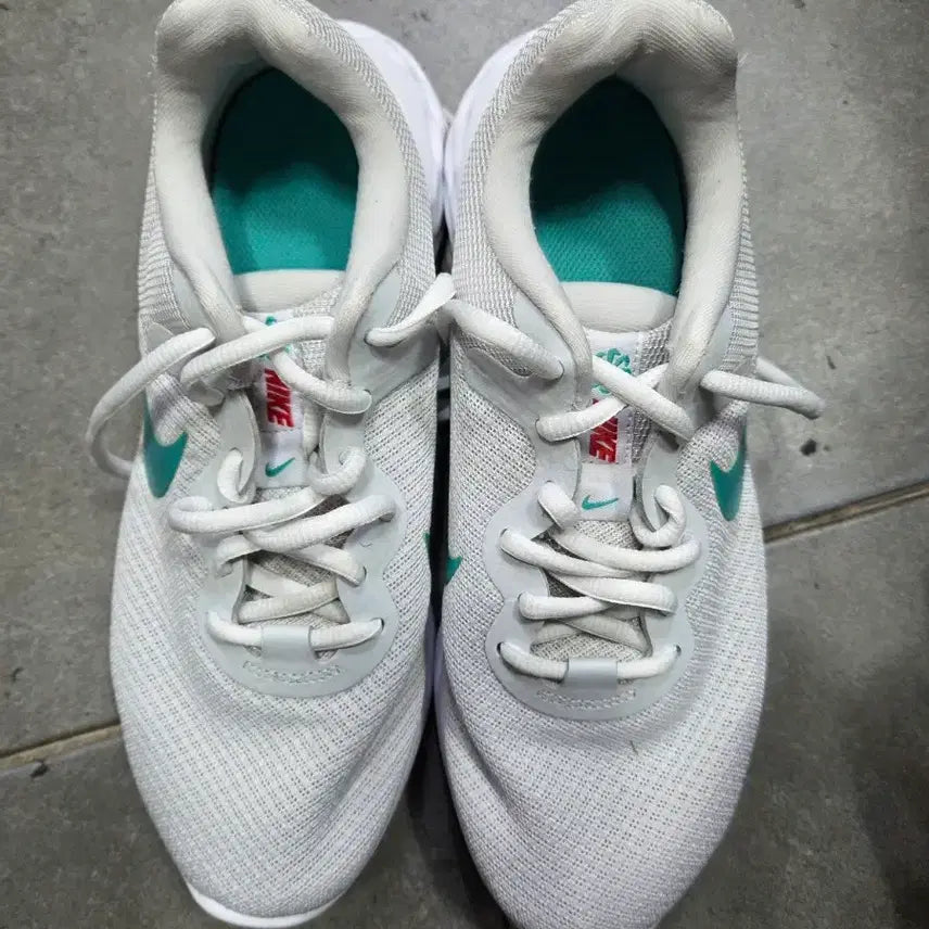 [BUNJANG] Nike Revolution 6 Sneakers Grey/Mint 250 / 나이키 레볼루션6 운동화 회색/민트250