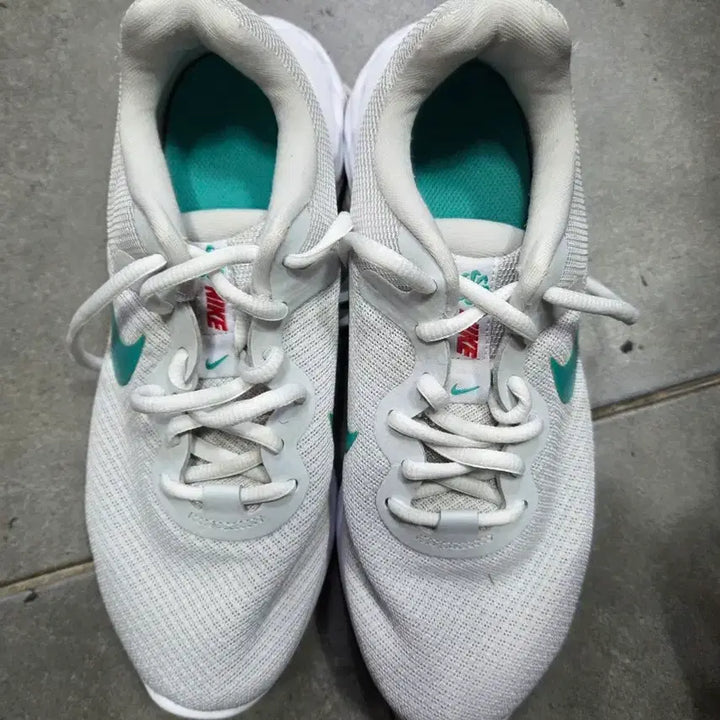 [BUNJANG] Nike Revolution 6 Sneakers Grey/Mint 250 / 나이키 레볼루션6 운동화 회색/민트250