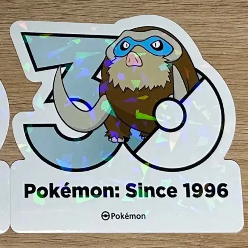 [BUNJANG] Pokemon 30th Anniversary Logo Sticker Set -&