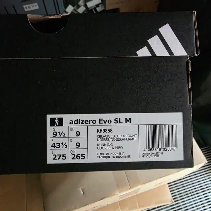 [BUNJANG] Adidas Adizero Evo SL M Black / 아디다스 아디제로 에보 SL M 블랙