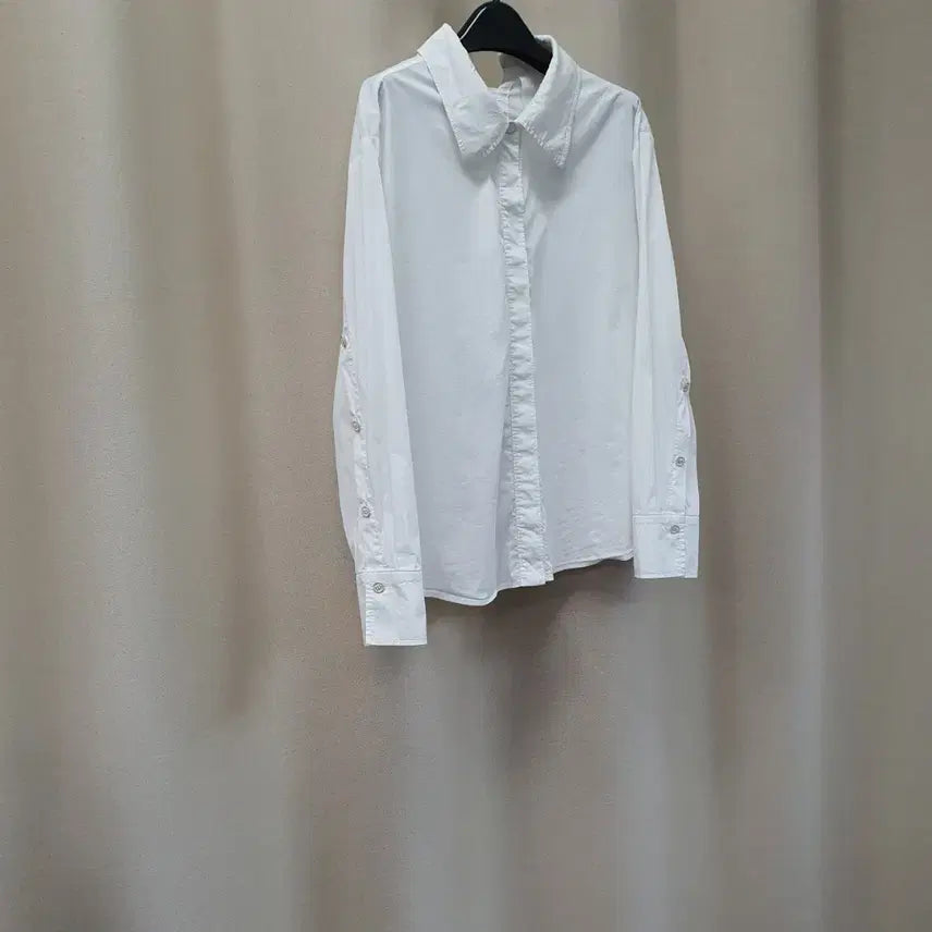 [BUNJANG] Jigott Long Sleeve Shirt Blouse / 지고트 긴소매 셔츠 블라우스