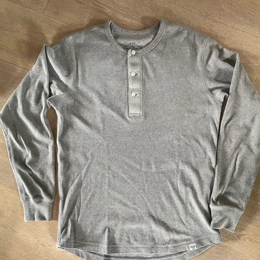 [BUNJANG] Bastong 428 Henry Neck Long Sleeve Shirt Size S / 바스통 428 헨리넥 긴팔 S 사이즈
