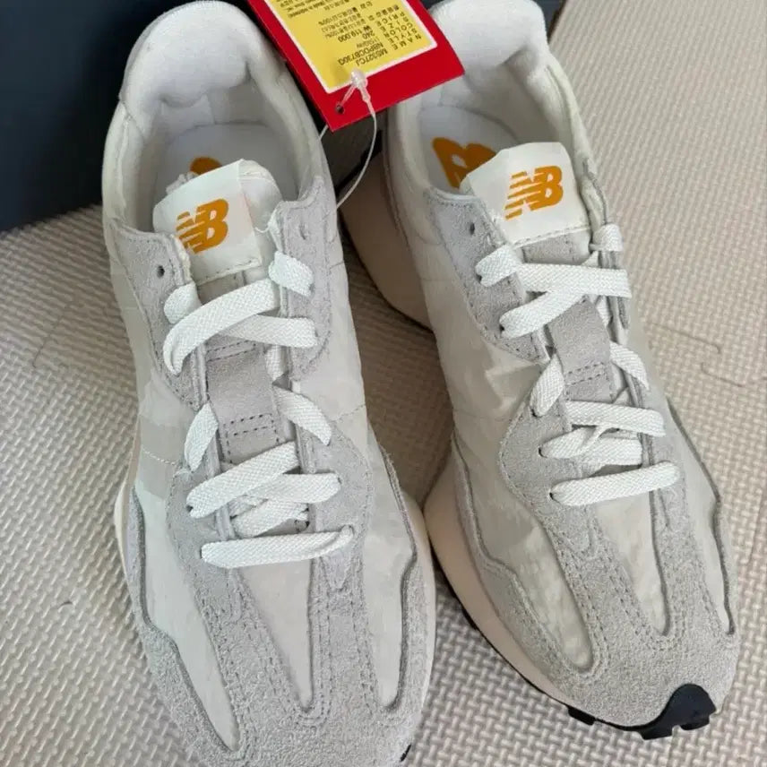 [BUNJANG] New Balance MS327CJ1 Ivory Suede Sneakers / 뉴발란스 MS327CJ1