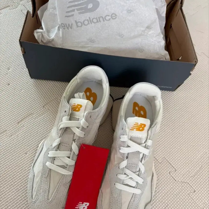 [BUNJANG] New Balance MS327CJ1 Ivory Suede Sneakers / 뉴발란스 MS327CJ1