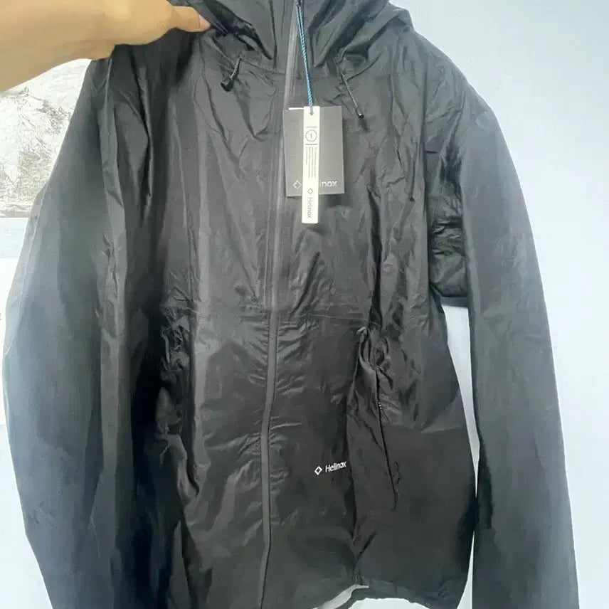 [BUNJANG] Helinox Wear ZERO Light Rain Shell - Black / 헬리녹스 웨어 ZERO 라이트 레인 쉘_Black