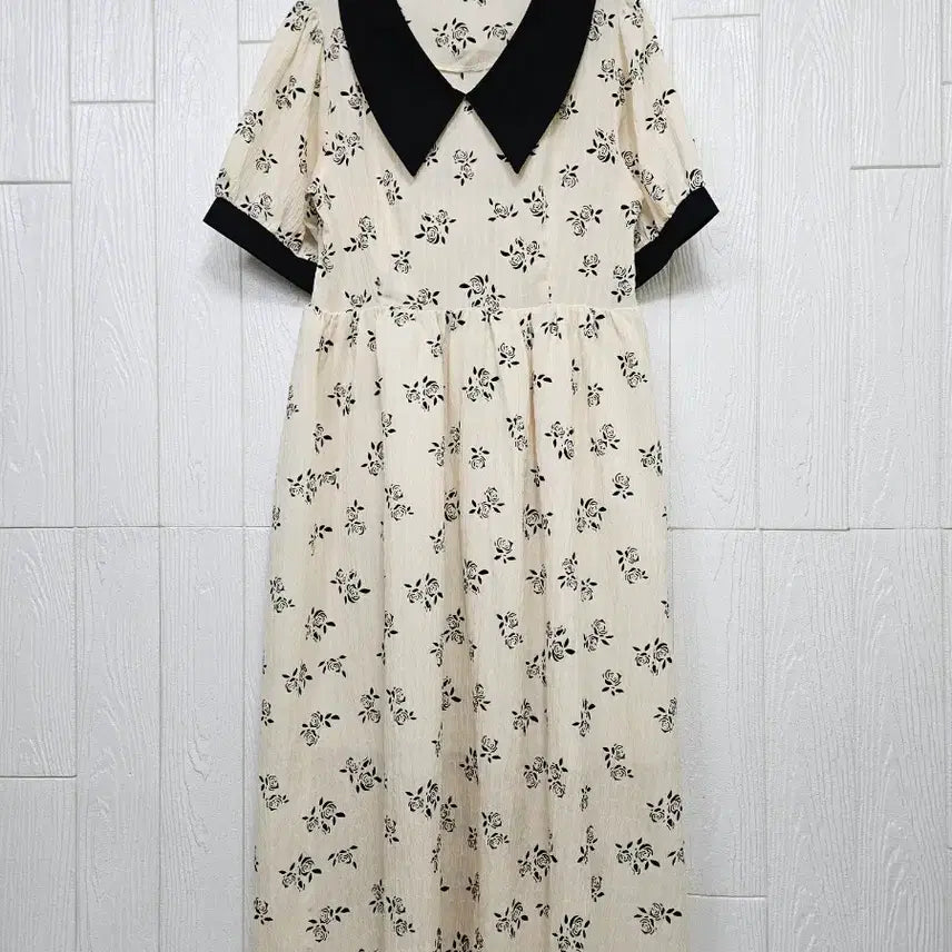[BUNJANG] Rose Print Midi Dress / 63.장미원피스
