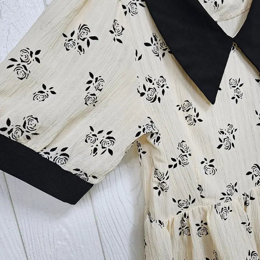 [BUNJANG] Rose Print Midi Dress / 63.장미원피스