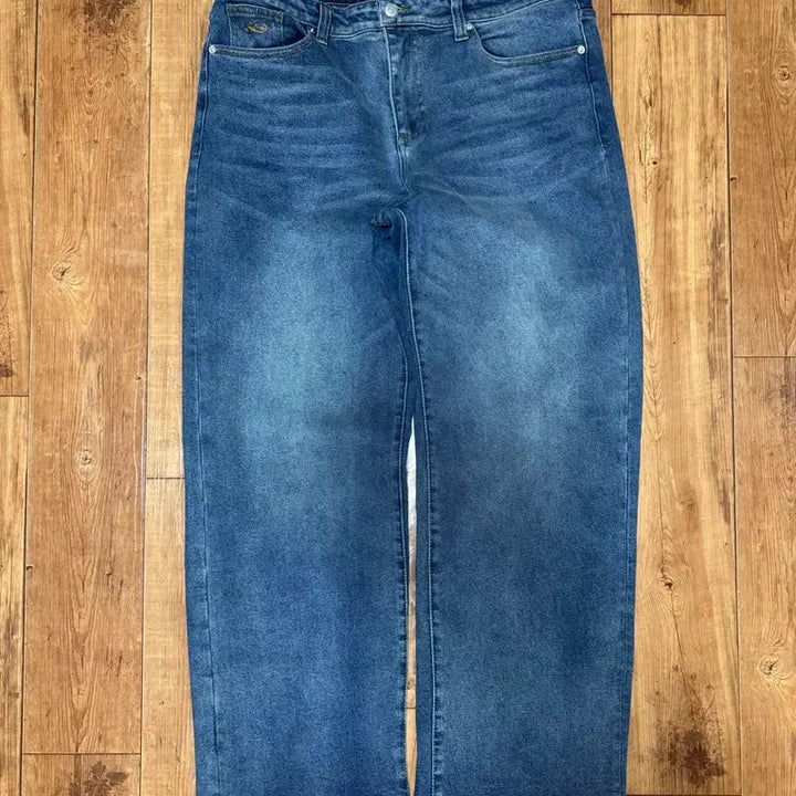 [BUNJANG] Plac Wide Elastic Jeans Vintage Blue Size 36 / 플랙 와이드 엘라스틱 진 M54 빈티지 블루 36사이즈 판매합니다.